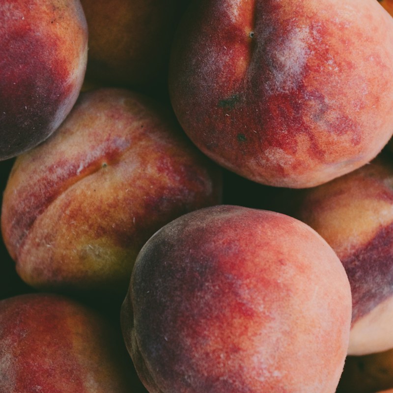 Fresh ripe peaches